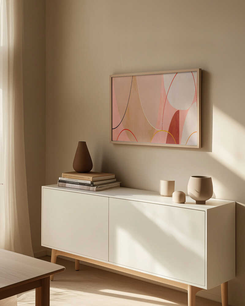 Mid Century Curry Yellow Blush Spring
