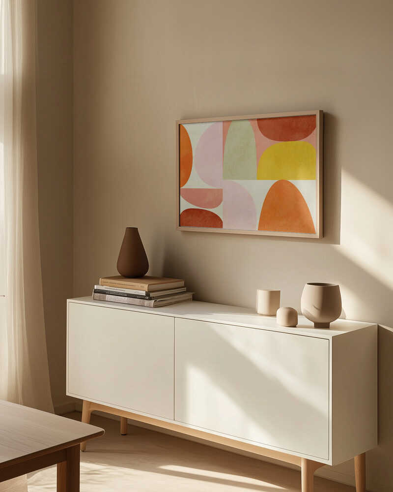 Warm Pastel Geometry