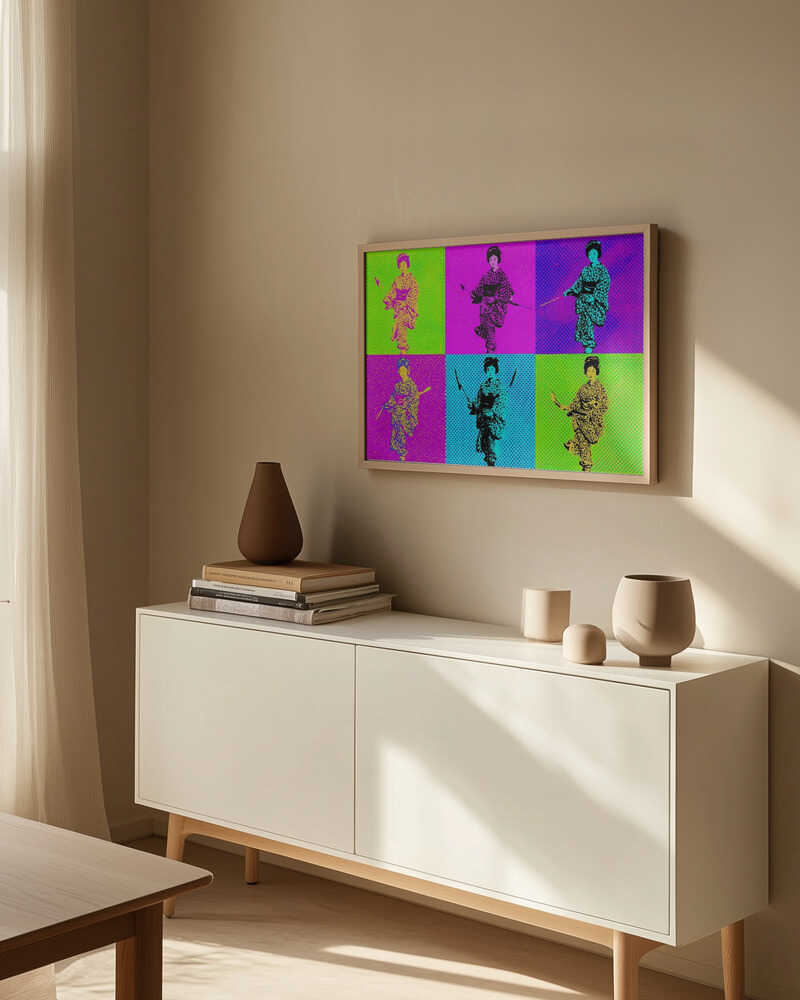 Japanese Pop Art Woman