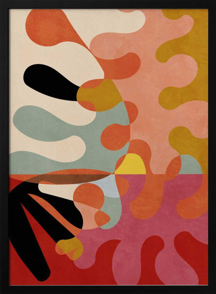 Warm Colors Bauhaus Geometry5