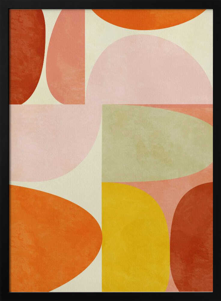 Warm Pastel Geometry