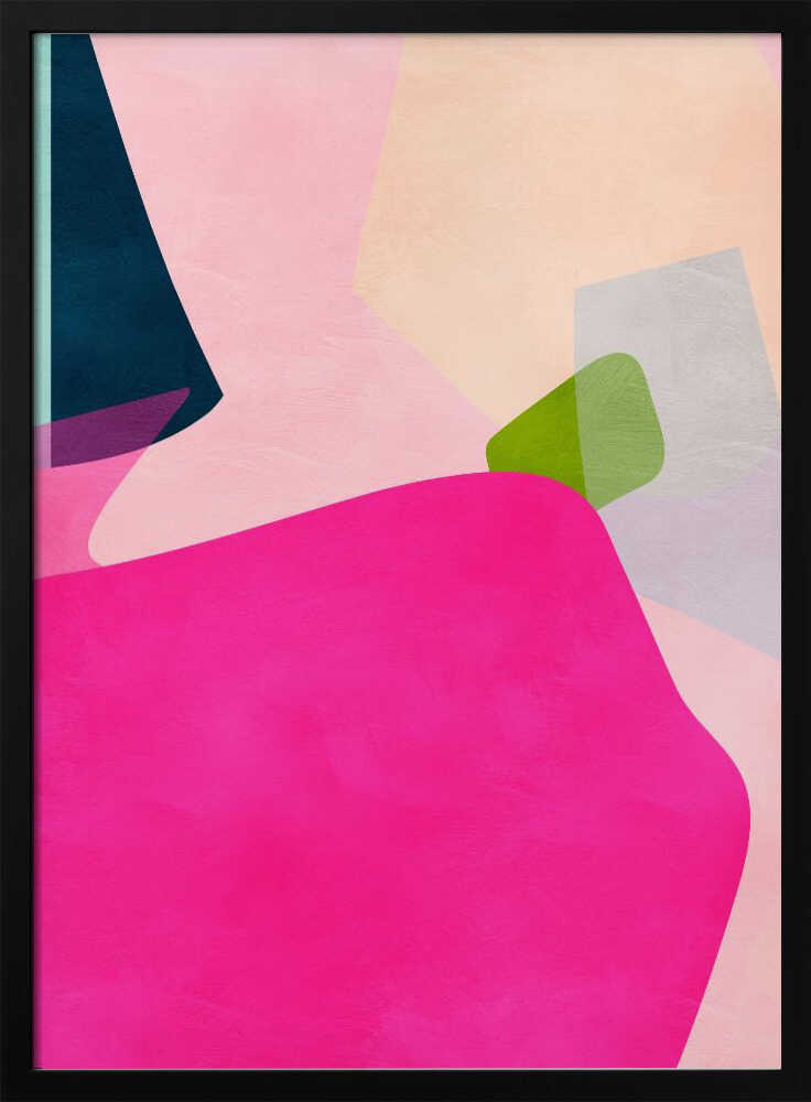 Pink pastel shape