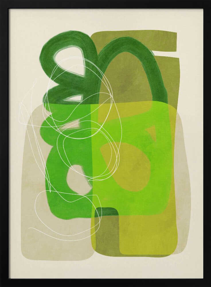 Painted Lines Green Tan 4 Kopie