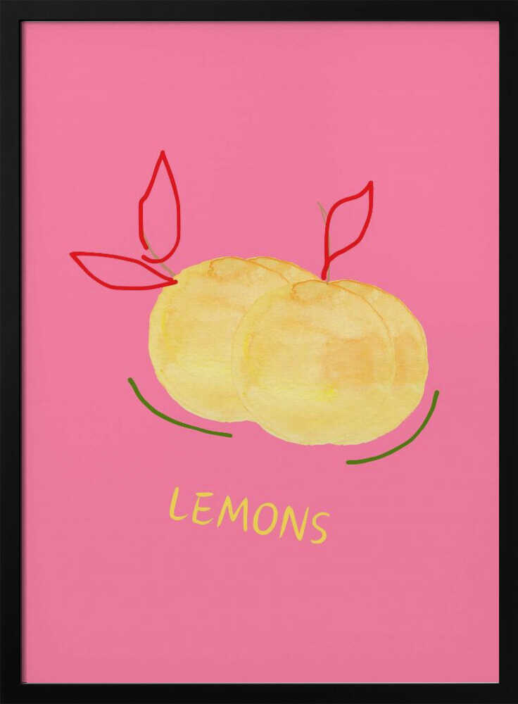 Vibrant Pink Lemons