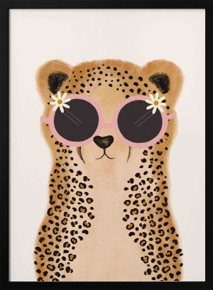 Pink Daisy Cheetah