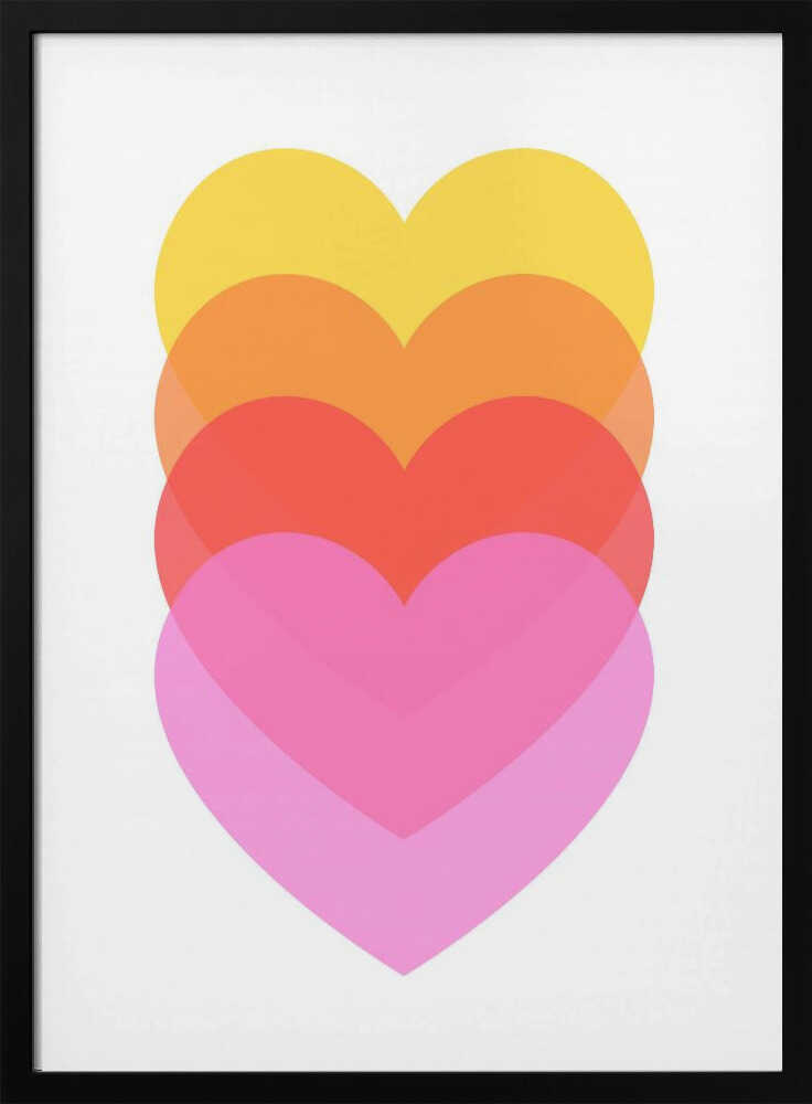 Bunte Herzen