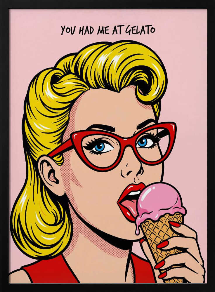 Retro Girl Gelato