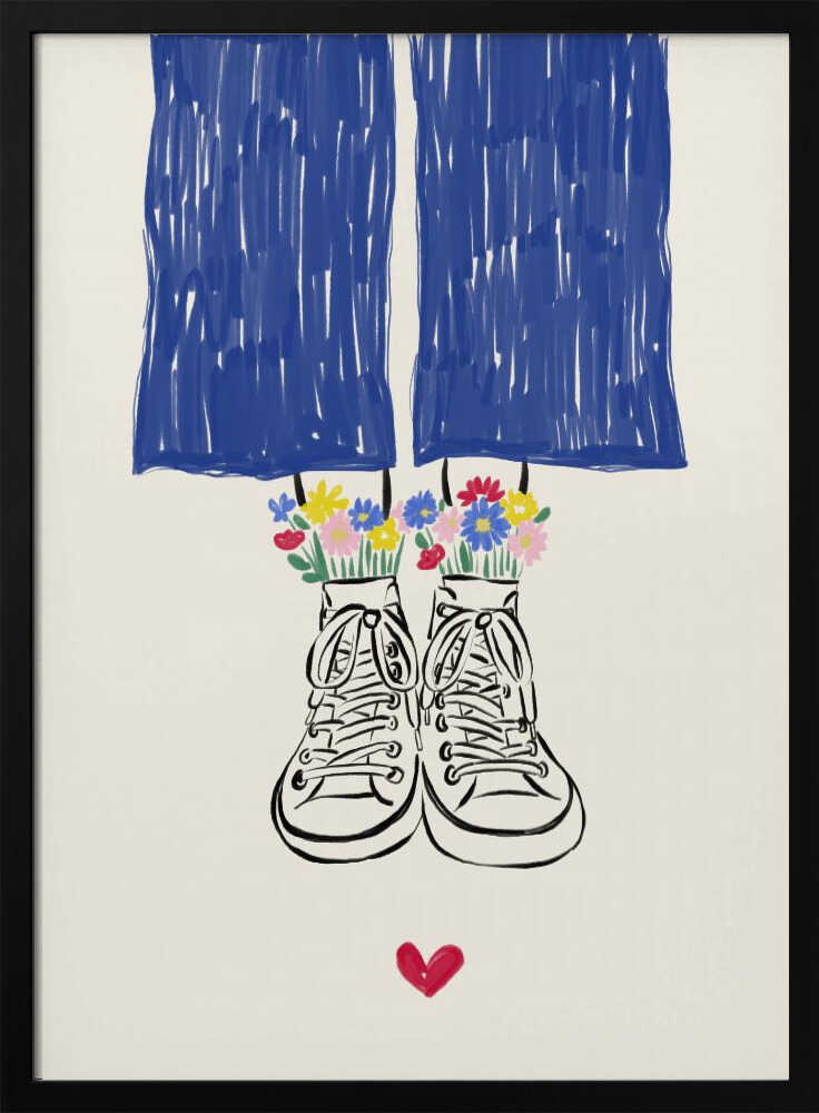 Flowery Shoes Love
