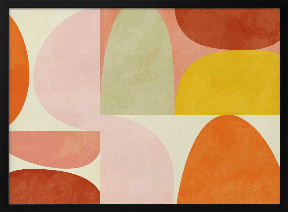 Warm Pastel Geometry