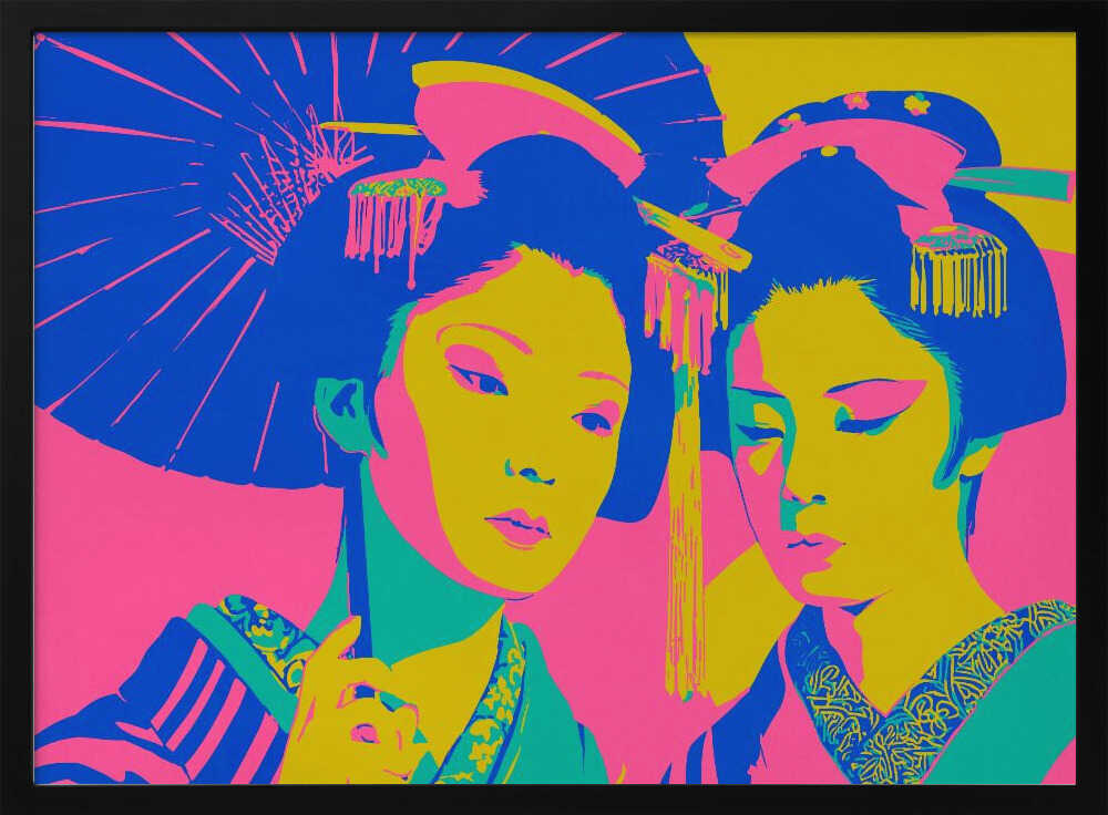 Vibrant Japanese Geishas
