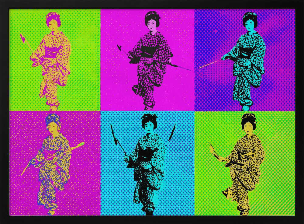 Japanese Pop Art Woman
