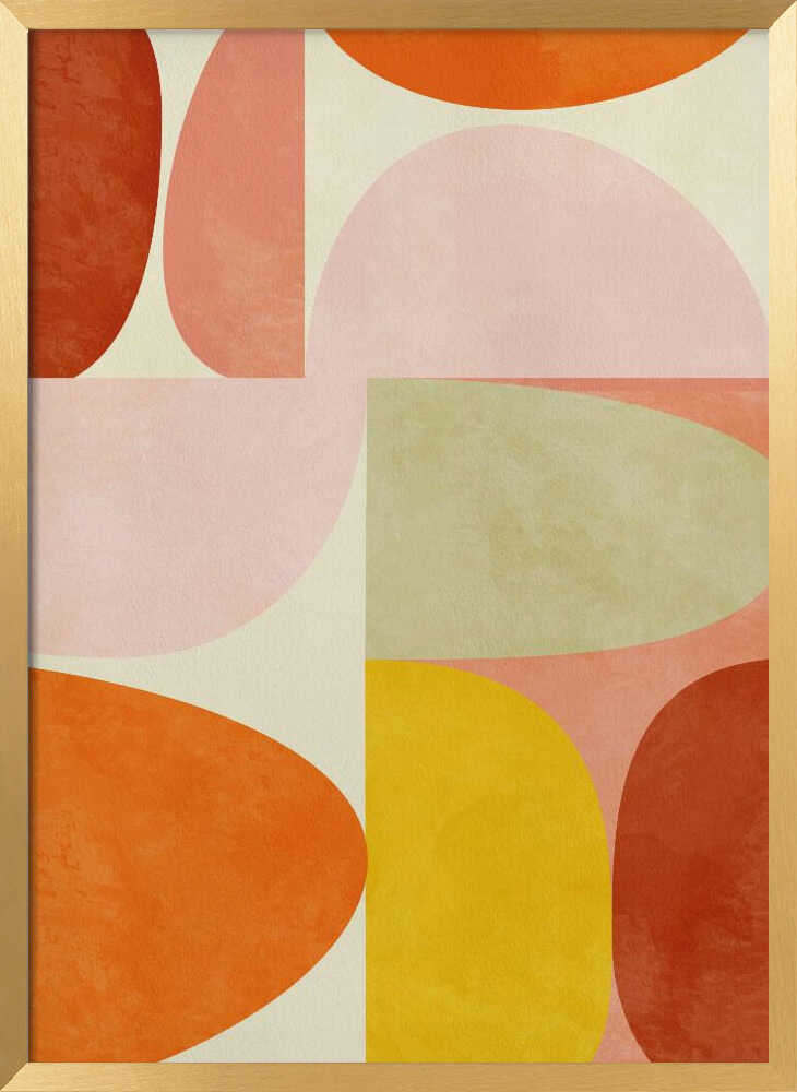Warm Pastel Geometry