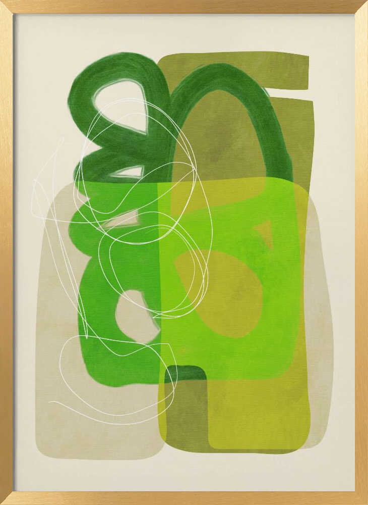 Painted Lines Green Tan 4 Kopie