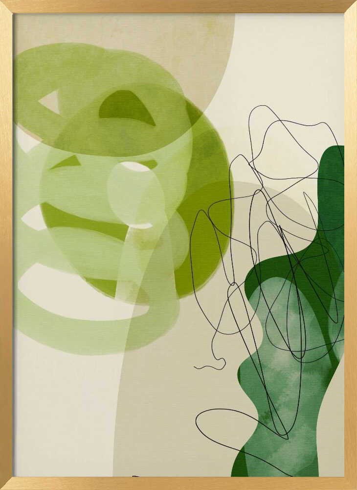 Painted Lines Green Tan 3 Kopie