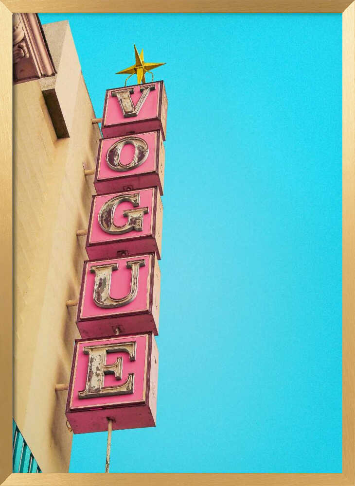 Vogue Theatre Sign in Hollywood