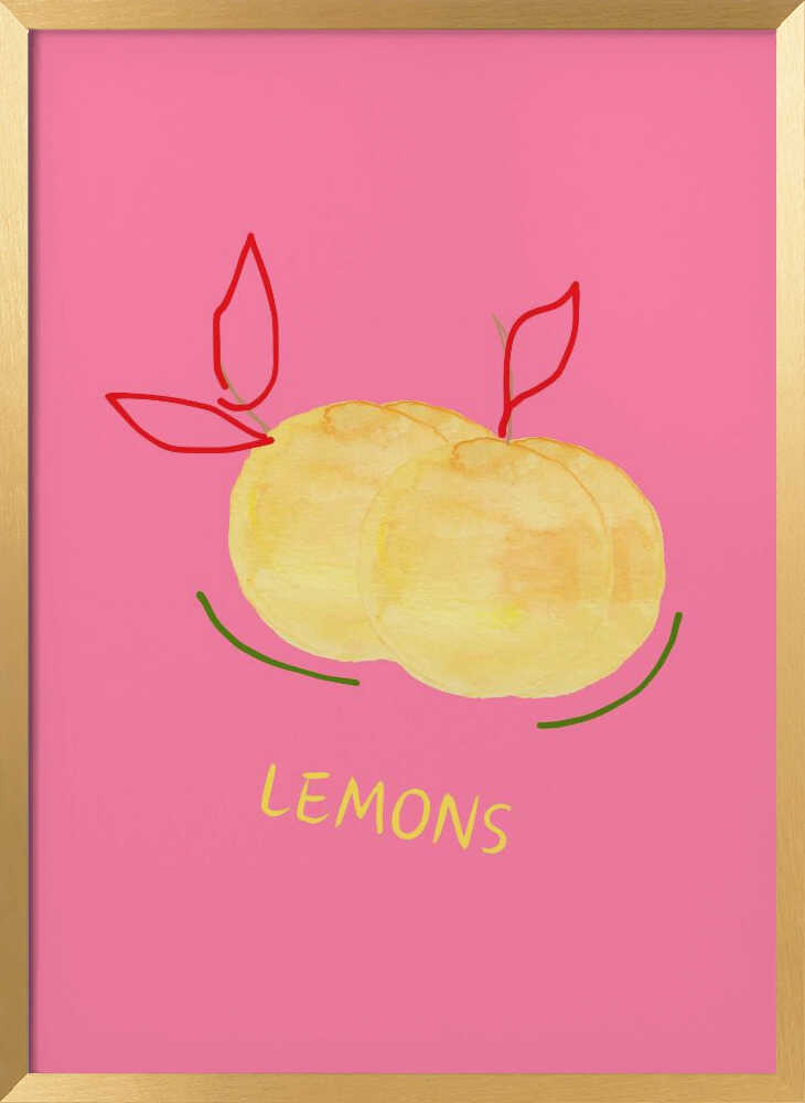 Vibrant Pink Lemons