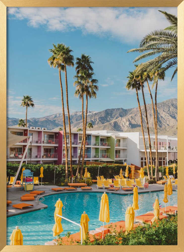 Colorful Desert Oasis