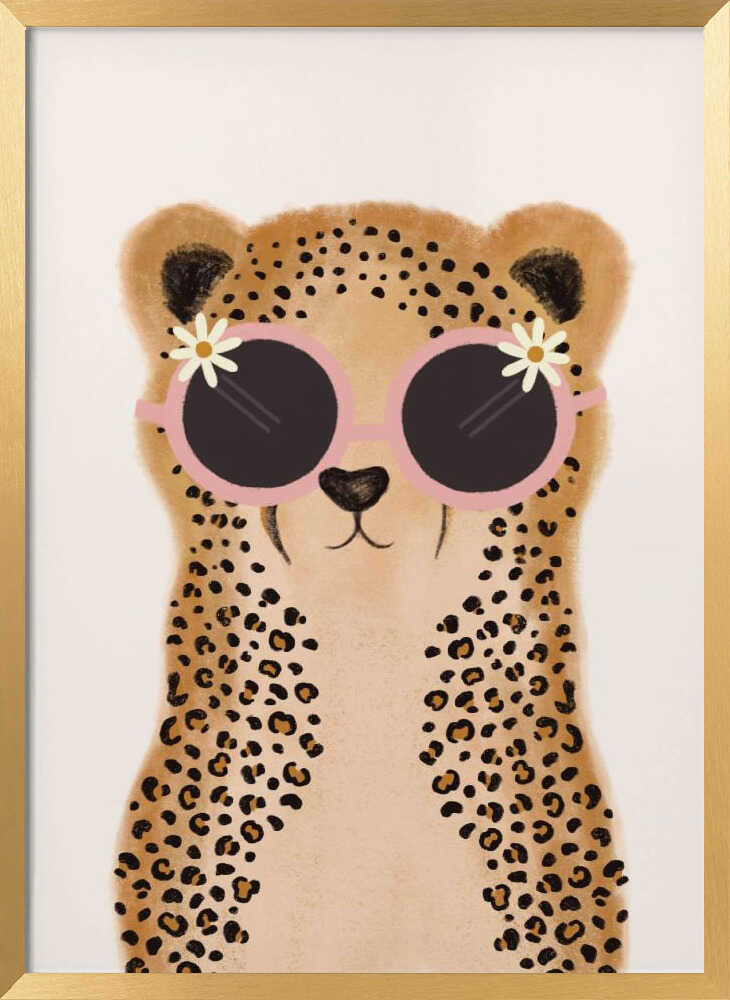 Pink Daisy Cheetah