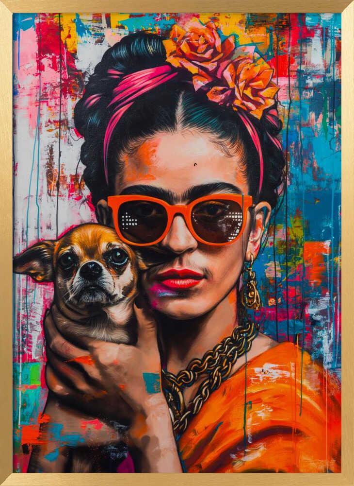 Colorful Pop Art Woman