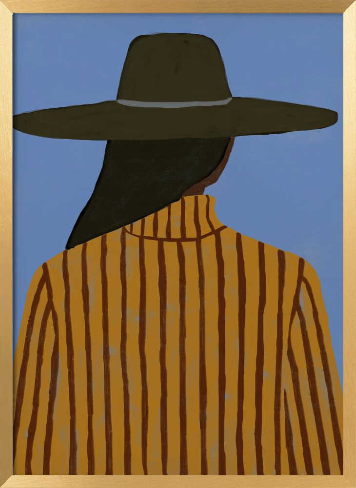 Modern Woman with Hat