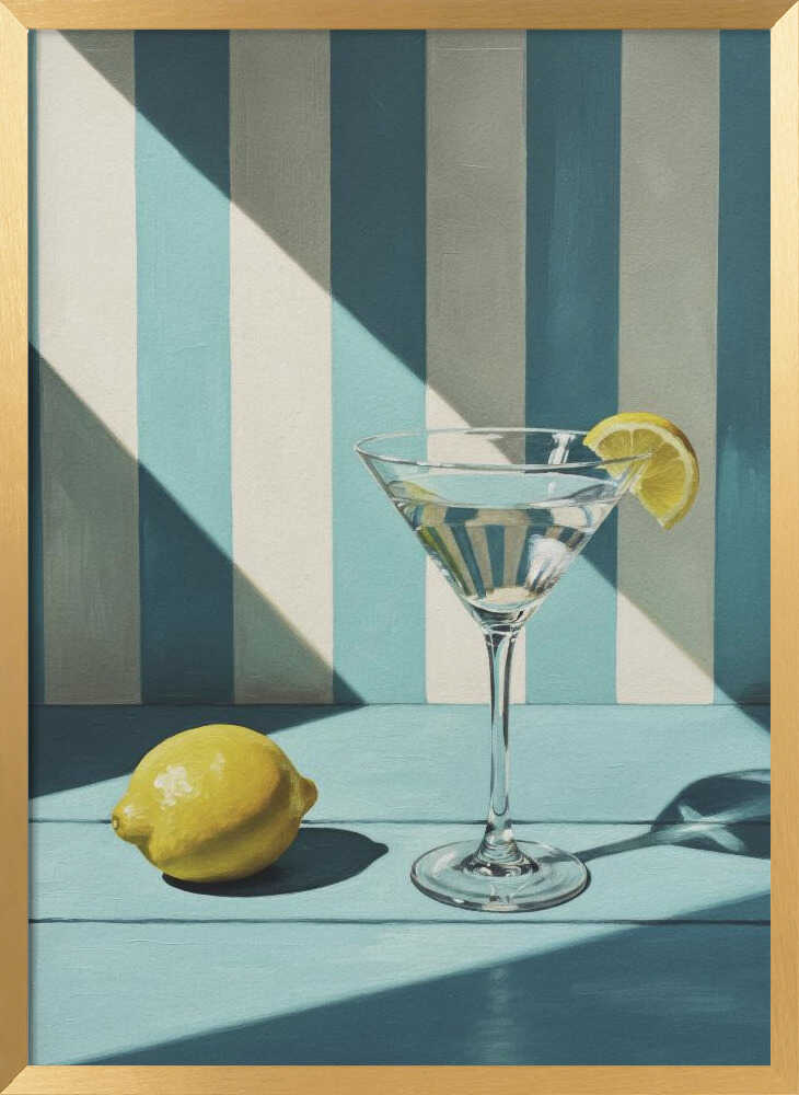Refreshing Martini Stripes