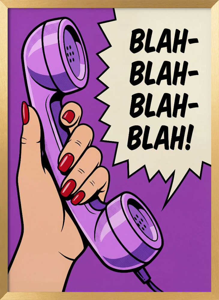 Blah Blah Retro Phone