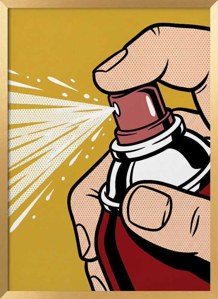 Pop Art Spray Can