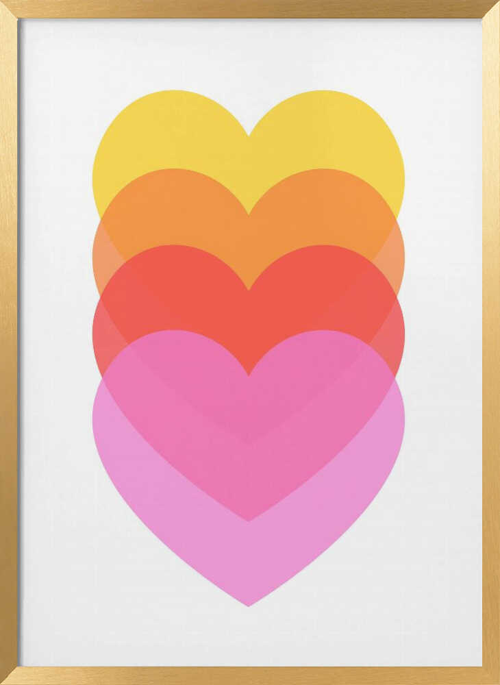 Bunte Herzen