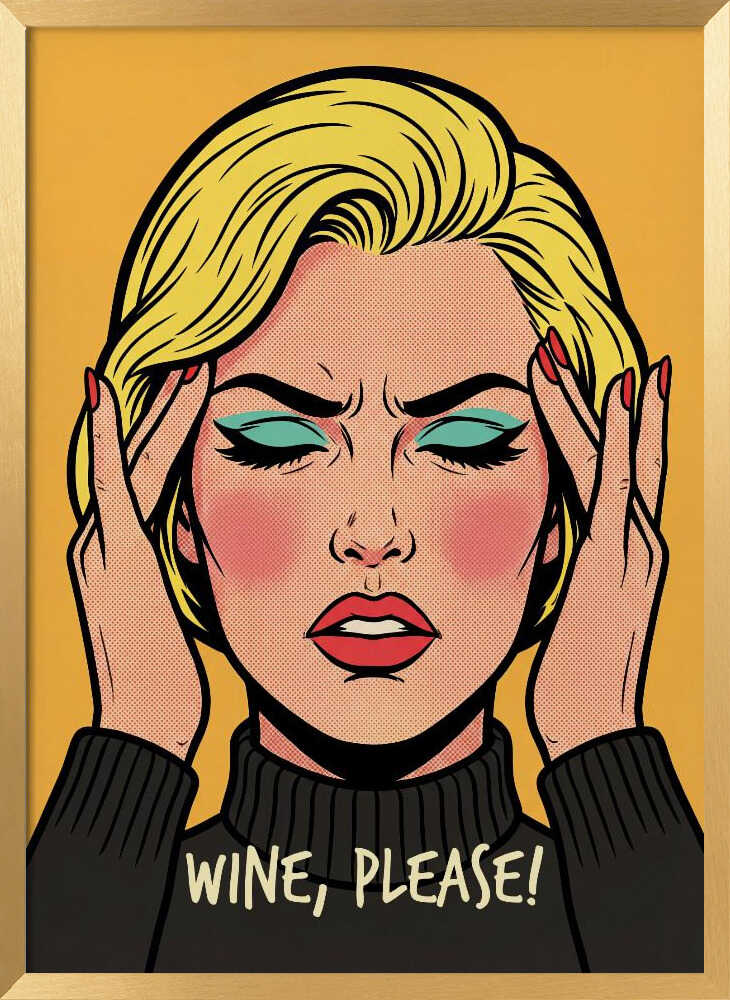 Wine Please Pop Art