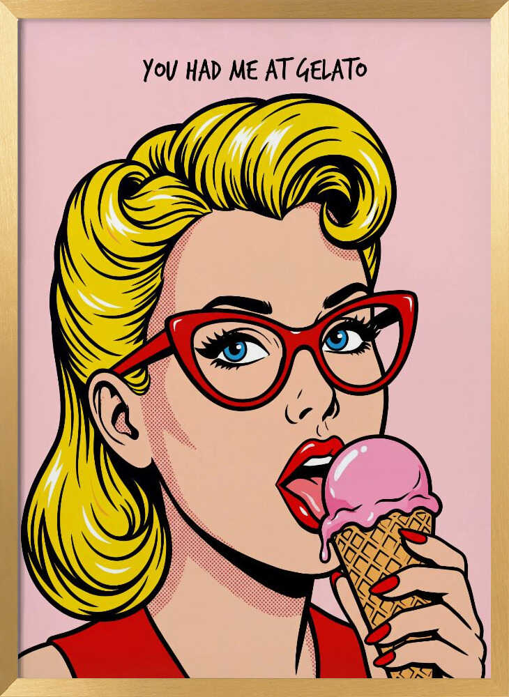 Retro Girl Gelato