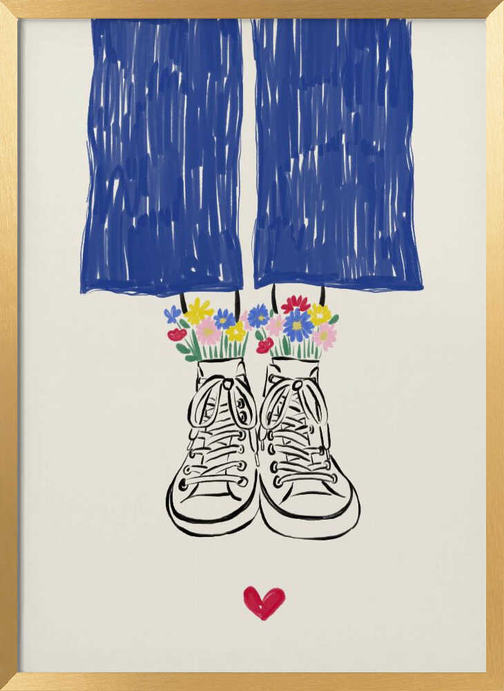 Flowery Shoes Love
