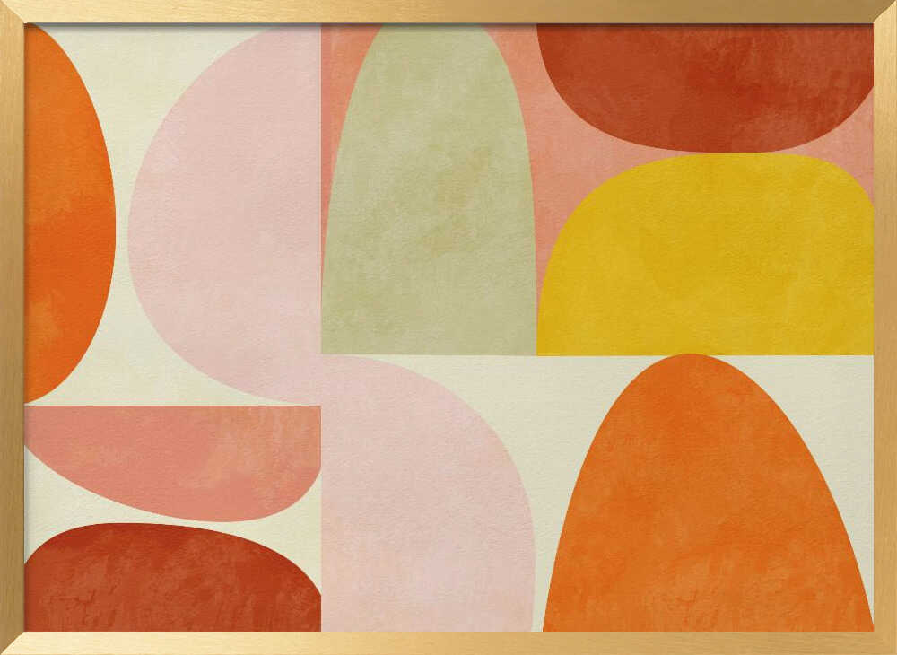 Warm Pastel Geometry
