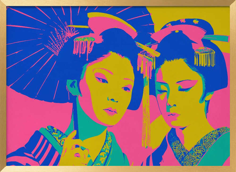 Vibrant Japanese Geishas
