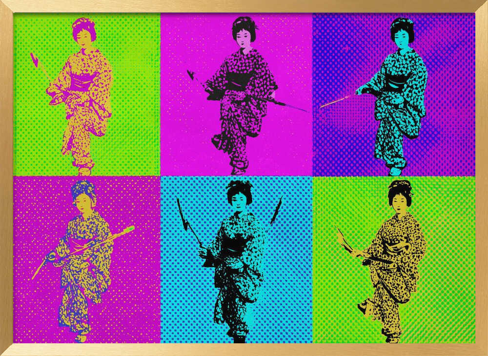 Japanese Pop Art Woman