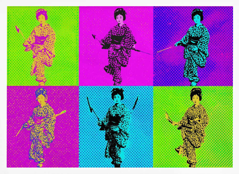 Japanese Pop Art Woman