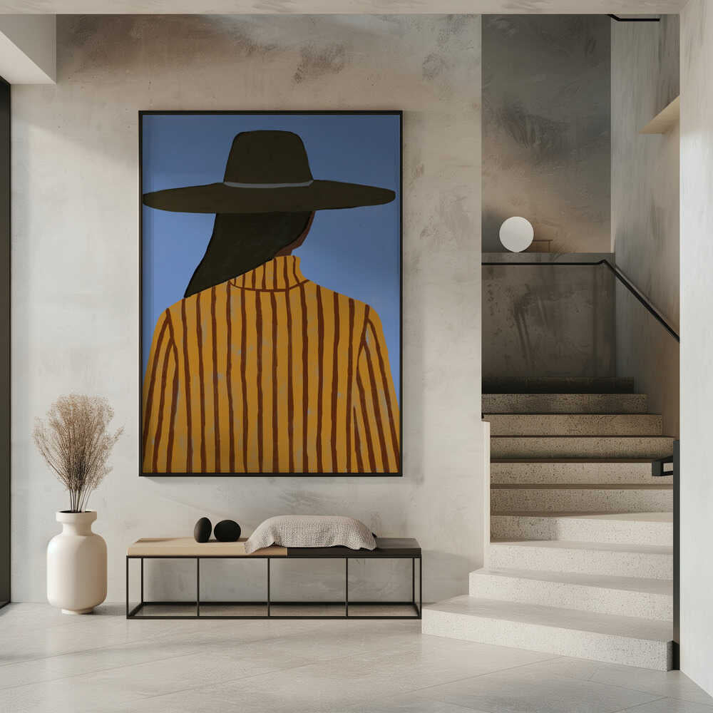 Modern Woman with Hat