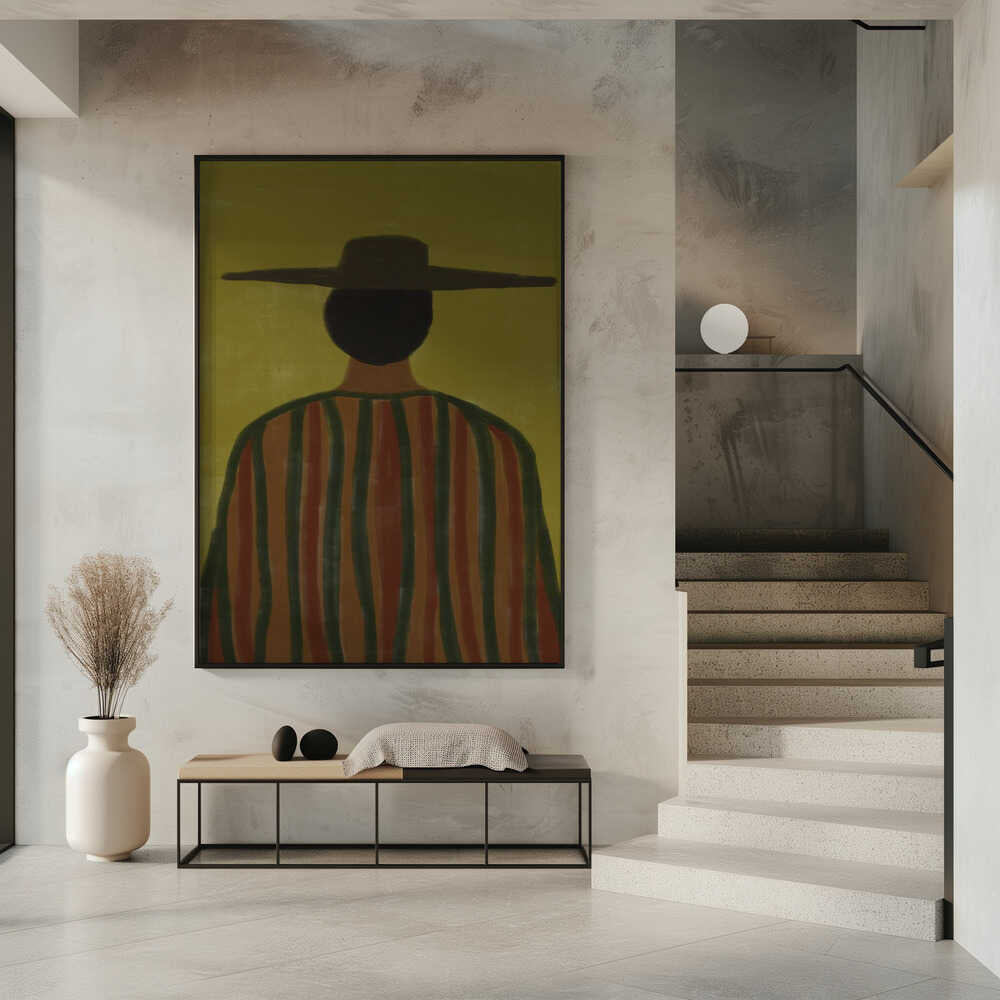 Southwestern Man with Hat