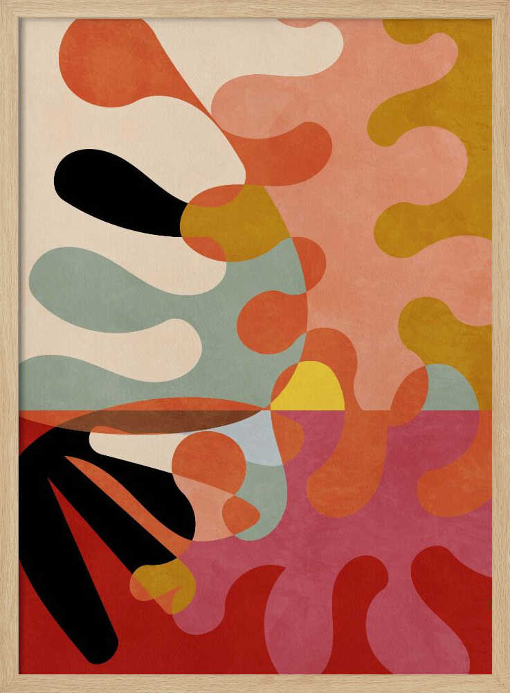 Warm Colors Bauhaus Geometry5