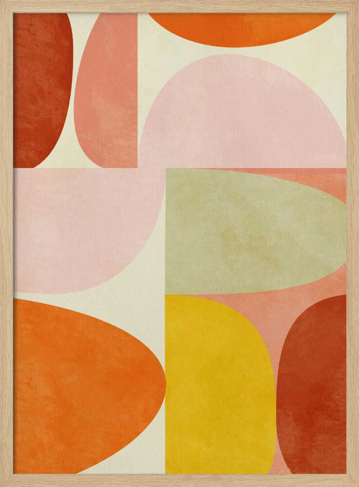 Warm Pastel Geometry