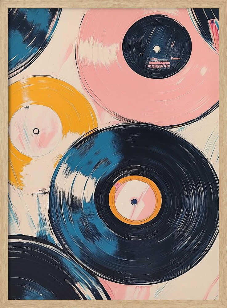 Colorful Vinyl Records