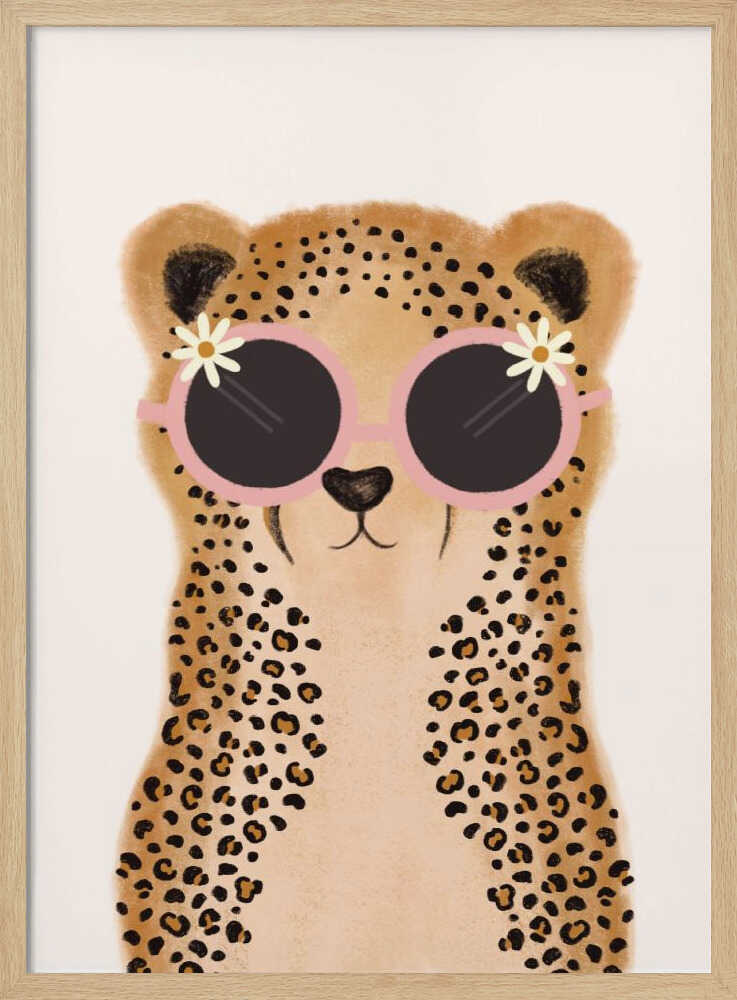 Pink Daisy Cheetah