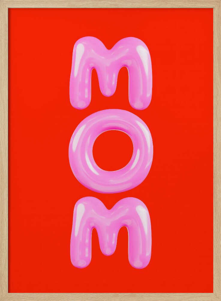 Bubblegum Pattern Mom