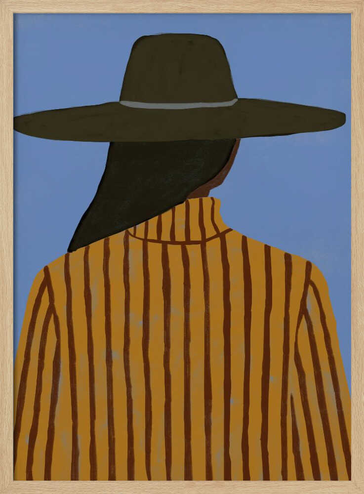 Modern Woman with Hat