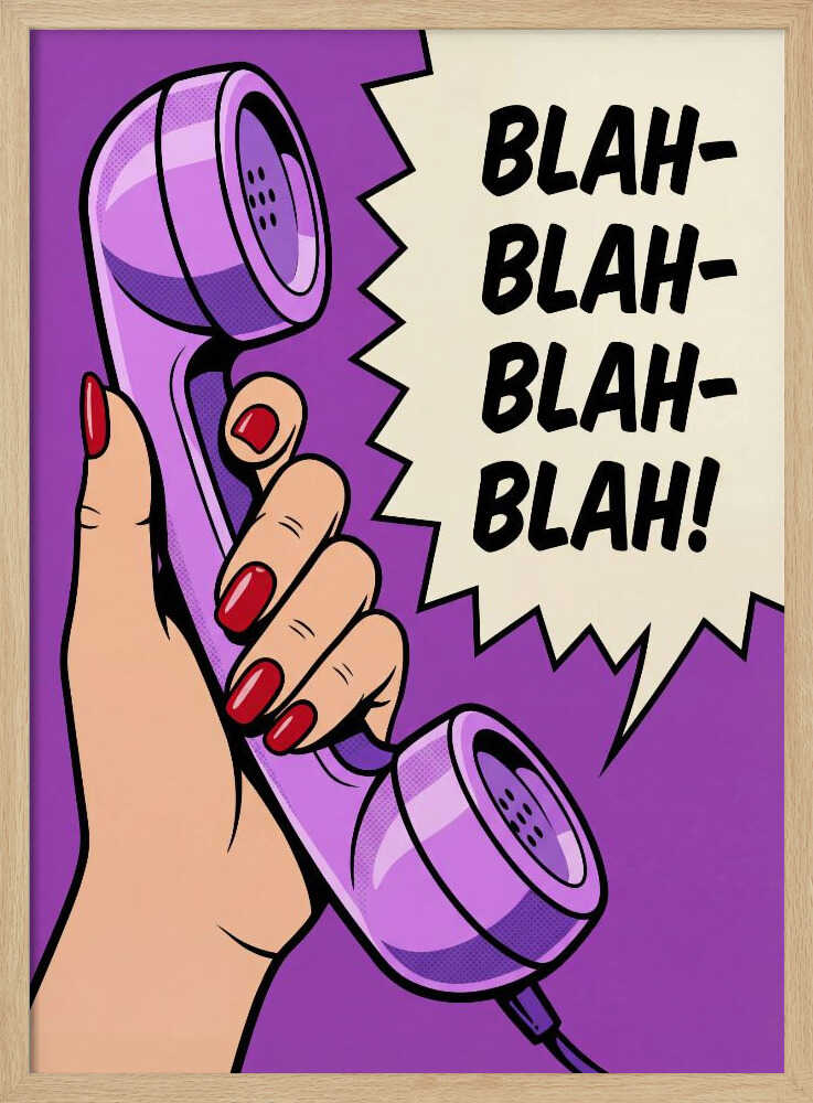 Blah Blah Retro Phone