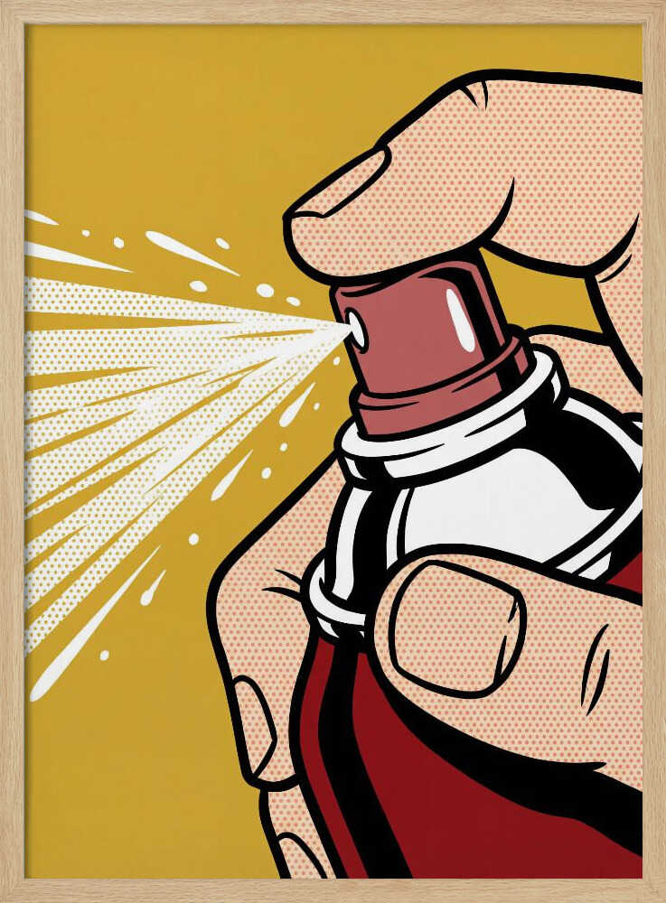 Pop Art Spray Can