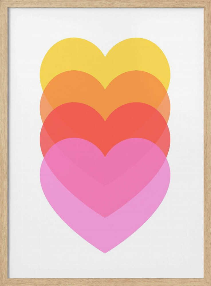 Bunte Herzen