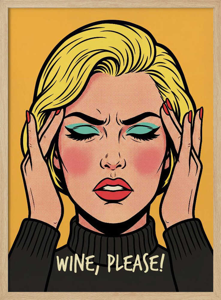 Wine Please Pop Art
