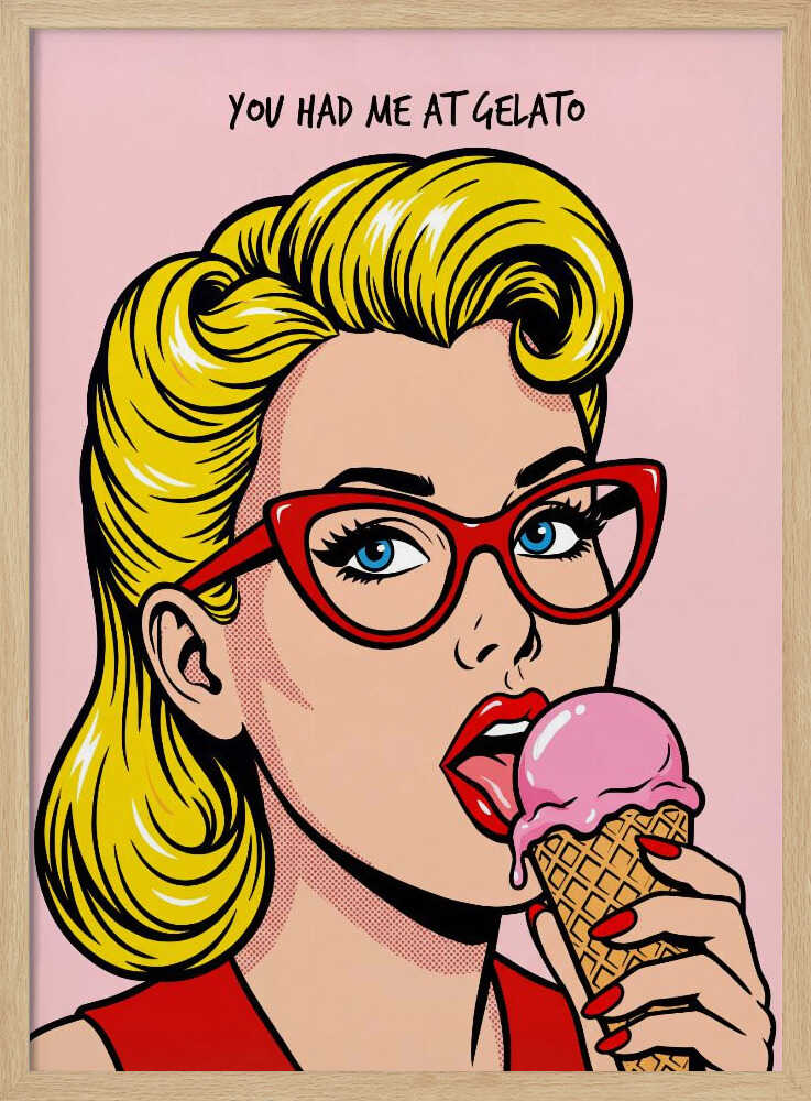 Retro Girl Gelato