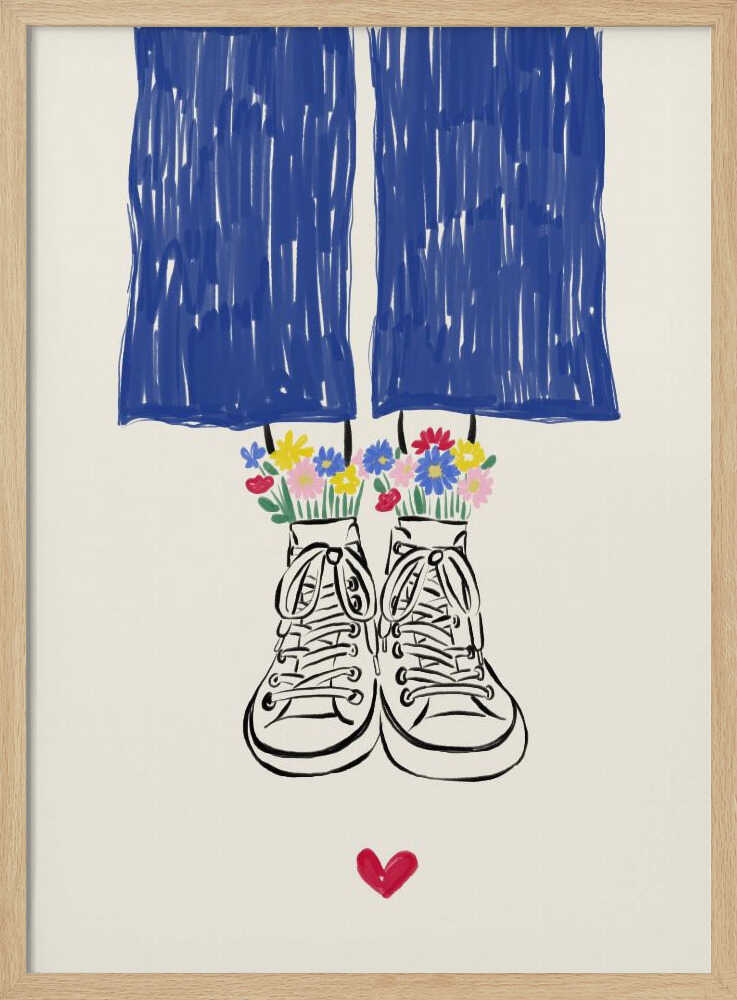 Flowery Shoes Love