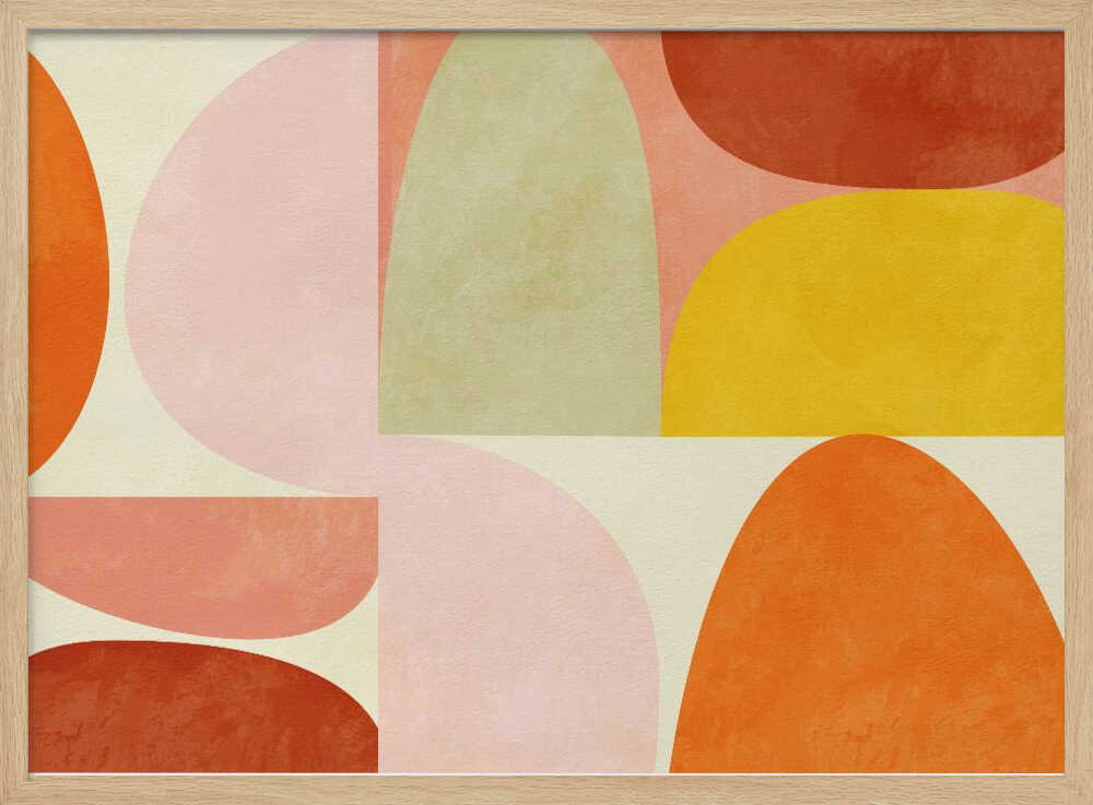 Warm Pastel Geometry